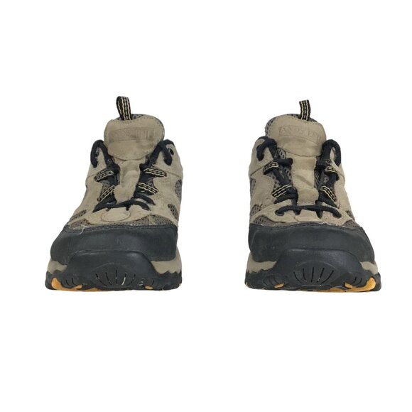 Lands End Womens 7.5M Hiking Shoes Boots Low Top Lace Up Tan Black 79771 - Picture 5 of 12